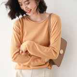 Soft Glutinous Wool 2026 Autumn And Winter New Short Sweater Women Low Round Collar Korean Plate Loose Inside The Bottom Knitting
