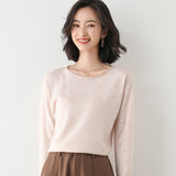 Soft Glutinous Wool 2026 Autumn And Winter New Short Sweater Women Low Round Collar Korean Plate Loose Inside The Bottom Knitting