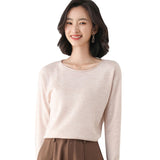 Soft Glutinous Wool 2026 Autumn And Winter New Short Sweater Women Low Round Collar Korean Plate Loose Inside The Bottom Knitting