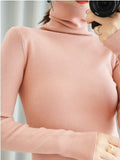 2026 Autumn And Winter New Korean Version Of The Short-Term Casing Pile Collar High-Collar High-Collar Tight-Dile High-Supreet Sweater