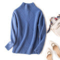 Wool 2026 Autumn And Winter New Women's Clothing Daisies High-Collar Loose Lazy Knitted Knitted Sweater