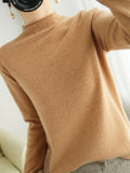 Wool Half-High Collar 2026 Autumn And Winter New Women's Short-Case Korean Version Of The Knitted Bottom Sweater