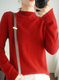 Wool Half-High Collar 2026 Autumn And Winter New Women's Short-Case Korean Version Of The Knitted Bottom Sweater