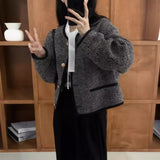 Small Scented Coat Female French Retro Spring And Autumn High-End Vintage Short Jacket Jacket Jacket Autumn And Winter