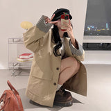Wind Coat Women's Short Model In The Autumn And Winter Of 2025 New Korean Small Small Leisure High-End Feeling Unique Super-Look