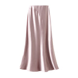 Irregular Splicing Of The Set Of The Fish Tail Half-Dress Woman Spring New Thin Temperament Skirt Dress 9860