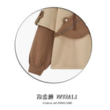 Small Fake Two-Piece Jacket Top Design Cute Soft Sister Women's Autumn And Winter New Top Cute College Trend
