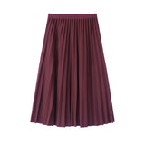 Autumn And Winter New Women Korean Version Of The Long-Term Retro Fashion Half-Dressed Skirt 8837