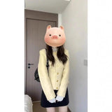 Temperament Small Fragrant Wind To Collect Short Hair Coat Women 2025 Autumn And Winter New Round Neck Long Sleeve Top