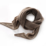 Cashmere Shirt 2026 Autumn And Winter New Women's Fashion Triangle Scarf With Knitted Small Scarf Warm Neck