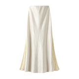 Lace Stitched With A Ribbon Half-Dressed Woman 2025 New French-Style Bag-Buteled Fishtail Skirt 9865