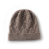 Cashmere Hat 2026 Autumn And Winter New Women's Fashion Casual Ear Care Pile Hat Without A Solid Color Knitted Hat