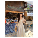 Tea Break French Gentle Hollow Slimming Slimming Small Beautiful Short-Sleeved Dress Women's Summer 2026 New