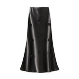 National Style Three-Dimensional Flower Long Skirt Summer New Set Of Thin Skirt Long Dress D9981