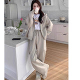 High-End Casual Sports Suit Women's Spring And Autumn Small Workwear Wind And Avant-Garde Two Sets Of Early Autumn Set
