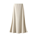 2025 Autumn And Winter New Glutinous Rice Skirt Half Dress Women Autumn And Winter High-Waist A Long Skirt Pendant Half Skirt Umbrella Skirt 9857