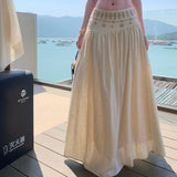 Great Northwest Desert Tourism Wearing A Word Half Dress Dress Dress Hanging Neck Top Hot Girl Seaside Vacation Two Sets