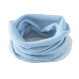 Soft Glutinous Goat 26 Autumn And Winter New Men's And Women's General Neck Sleeve Solid Color Simple To Protect Warm Neck Knitted Neck