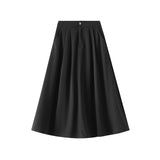 Suit Temperament Half-Dress Girl Autumn Blanch High-Waisted A Skirt Dress With A Thin Umbrella Skirt 3103