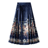 National Style Hanfu Ancient Style Horse Face Skirt Dress Dress Dress Dress 2025 New One-Style Dress 2316