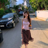 Southeast Asia Thailand Tourism Wearing Hot Girl Style Sexy Body Sling Vest Women Summer Seaside Vacation Two Sets