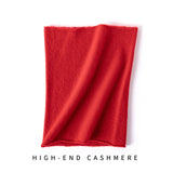Cashmere 2026 Autumn And Winter New Women's Clothing Warm Small Scarf Thicken Around The Neck Knitted Solid Color Neck Cover