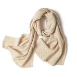 Cashmere 2026 Autumn And Winter New Women's High-End Neck Warm Knitting Heavy Thick Solid Color Splined Plus Long Scarves