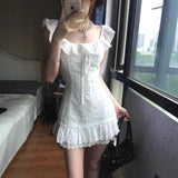 White French Suspension Dress Summer Girl 2026 New Small Short-Term Cash Skinny First Love Small White Skirt