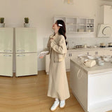Large-Size Fat Mm240 Kg Ocean Gas Suit 2026 Autumn Reduction Age Cover Thin Wearing Waistwear Vest Skirt Two Sets