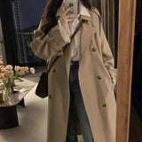 Windcoat Women's Spring And Autumn 2025 New British Wind This Year's Popular Long-Term Small Korean Casual Jacket