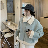 Korean Lamb Plush Fur Coat Female Autumn Winter Temperament High-Grade Small Fragrant Wind Thick Warm Top