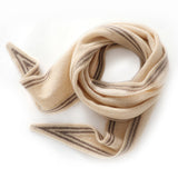 Cashmere Shirt 2026 Autumn And Winter New Women's Fashion Triangle Scarf With Knitted Small Scarf Warm Neck