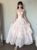 Peach Love French Holiday Gentle Wave Point To Collect Waist And Thin 2026 Summer Sweet Sling Dress