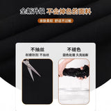 Black Micro-Horn Jeans Women 2025 Autumn And Winter New Small High-Waisted Hanging Feeling Do Not Stick To Leg Broad Leg Horn Pants