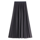 Autumn And Winter New Women Korean Version Of The Long-Term Retro Fashion Half-Dressed Skirt 8837