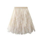 Half-Dress Summer Short Skirt Fairy Net Dress Pony Skirt Girl Short Skirt 1682