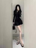 Pure Want To Collect Waist Folds Short Shirt Dress Women Autumn Sports Polo To Receive Waist Reduction Umbrella Skirt