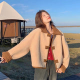 Fur Can Wear Two Sides Of Lamb Wool Coat Girl Small Fashion Temperament Thick Short Leather Velvet Top