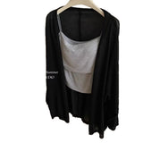 Large-Size Fat Mm Summer Long Sunscreen Cardigan Women Wearing Thin Mesh Shawl Air Conditioning Shawl Knitted Shirt