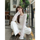 Dopamine Star-Print Hooded T-Shirt For Women 2025 Summer New Niche Leisure Loose Thin Sunscreen Top