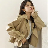 2025 New Women's Clothing Korean Version Of Loose Small Tide Coat Women's Tide In Autumn Fried Street Short Suit Windwear