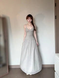 [Original Fabric] French Two Sets Of Cold-Sensitive Sling Dress Dress With Thin Sunscreen