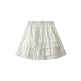 Lace Peng Peng Cake Short Dresses Autumn New Size Size Fat Mm High Waist Slim Small A-Pin Dress 98060