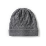 Cashmere Hat 2026 Autumn And Winter New Women's Fashion Casual Ear Care Pile Hat Without A Solid Color Knitted Hat