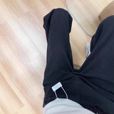 Black Narrow-Legged Jeans Women's New Velvet Pear-Shaped Body Loose Straight Trousers In Autumn And Winter 2025