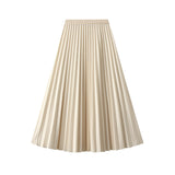 Tightening The High-Rise Organ Hundred-Fold Half-Dressed Dress Woman 2025 Autumn And Winter Half-Time A-Word A-Word 100-Fold Skirt 0211
