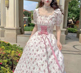 French Design Feeling A Small Sweet First Love Flower Dress Girl Summer Fresh And Gentle Princess Dress