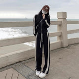Sports Suit Women 2025 Spring And Autumn New Korean Version Of Loose Temperament Short Coat Fashion Casual Two Sets