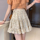 Broken Flower Dais Downs, Dais Down Dress Women's Walk Summer 2025 New Chiffon Sweet A-Word Skirt