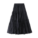 Vintage Folded Skirt Swum Long Skirt Mid-Length Skirt Mid-Length Skirt Mid-Term Dress Mid-Term Dress Mid-Term Dress Mid-Term Dress Mid-Term Dress A8823